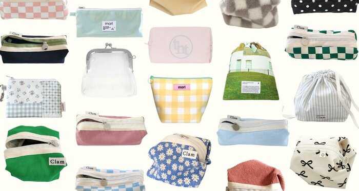 シンプルかわいいが気分♡ときめきポーチ
