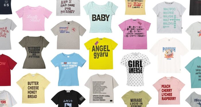 ロゴで魅せる。夏Tシャツ特集☀️